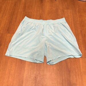 Lululemon Men’s Athletic Shorts, Light Blue, Size XL